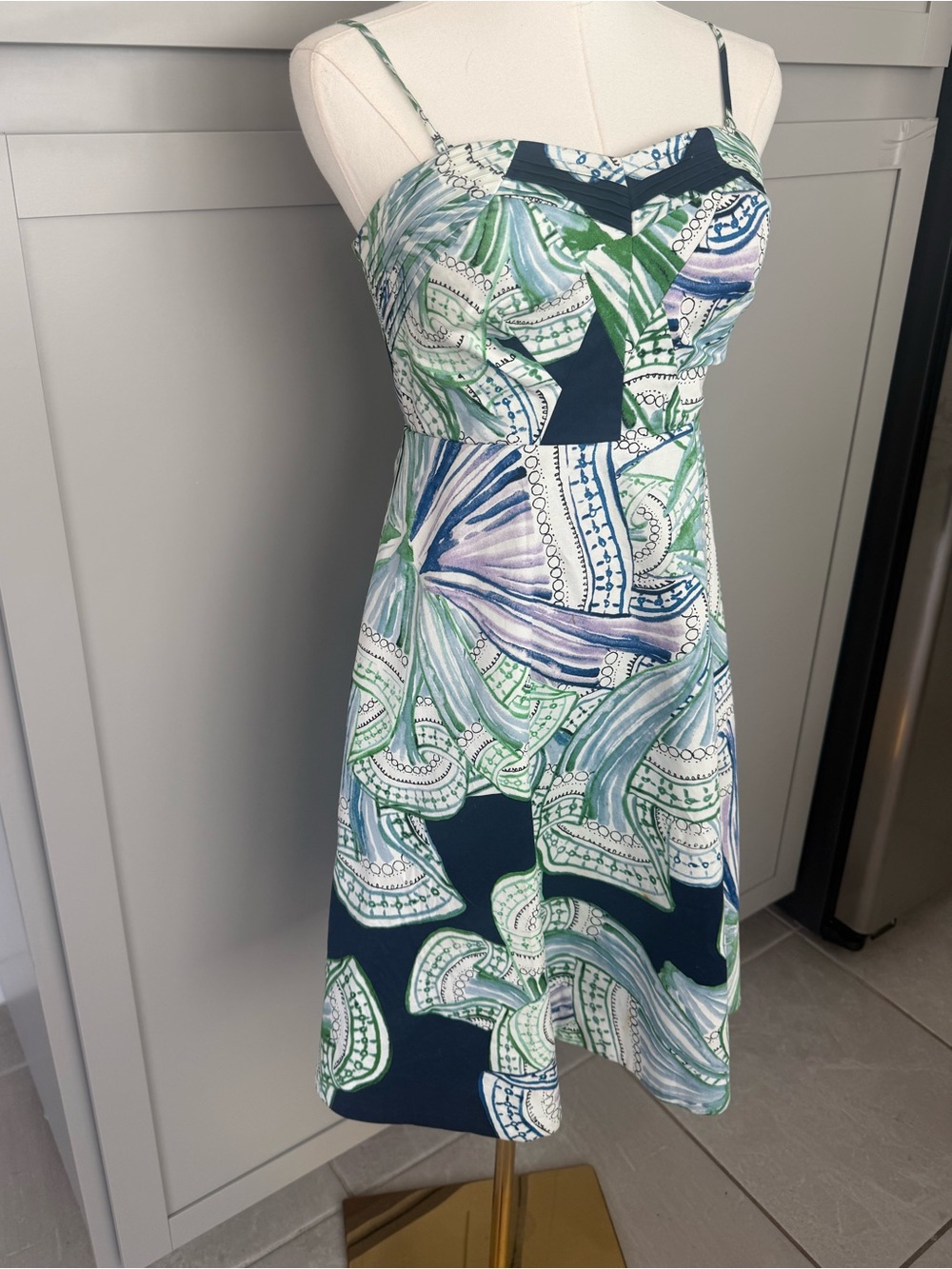 Moulinette Soeurs Silk Blend Printed Sundress Size 0 Anthropologie